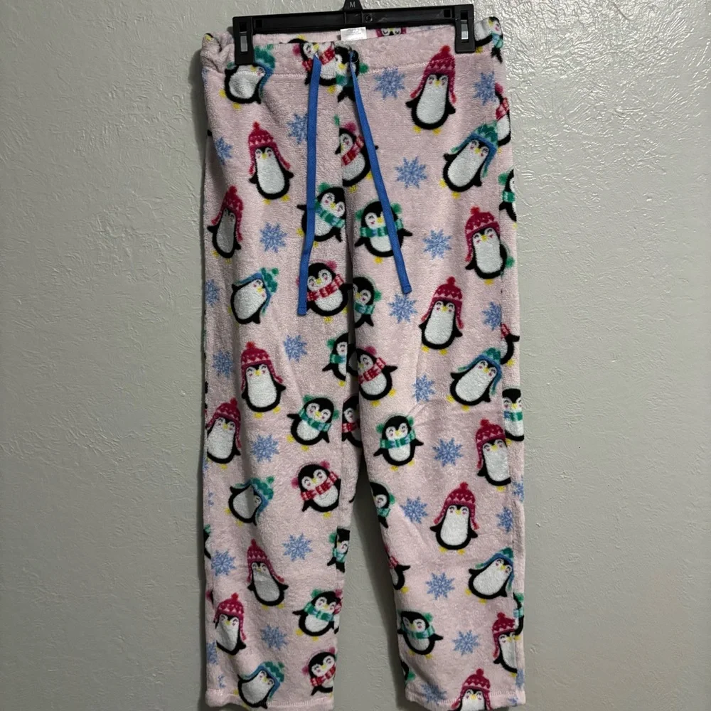 Secret Treasures Pink Penguin Pajama Pants